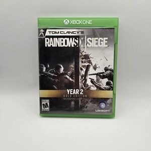 Rainbow Six Siege Year 2 Gold Edition Microsoft Xbox One Game UNTESTED -969/B2